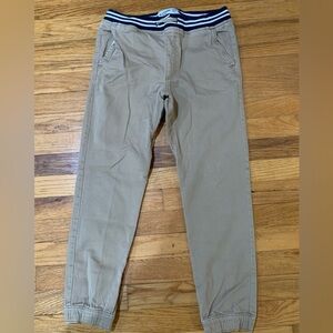 Boys Abercrombie Kids Khaki joggers size 13/14
